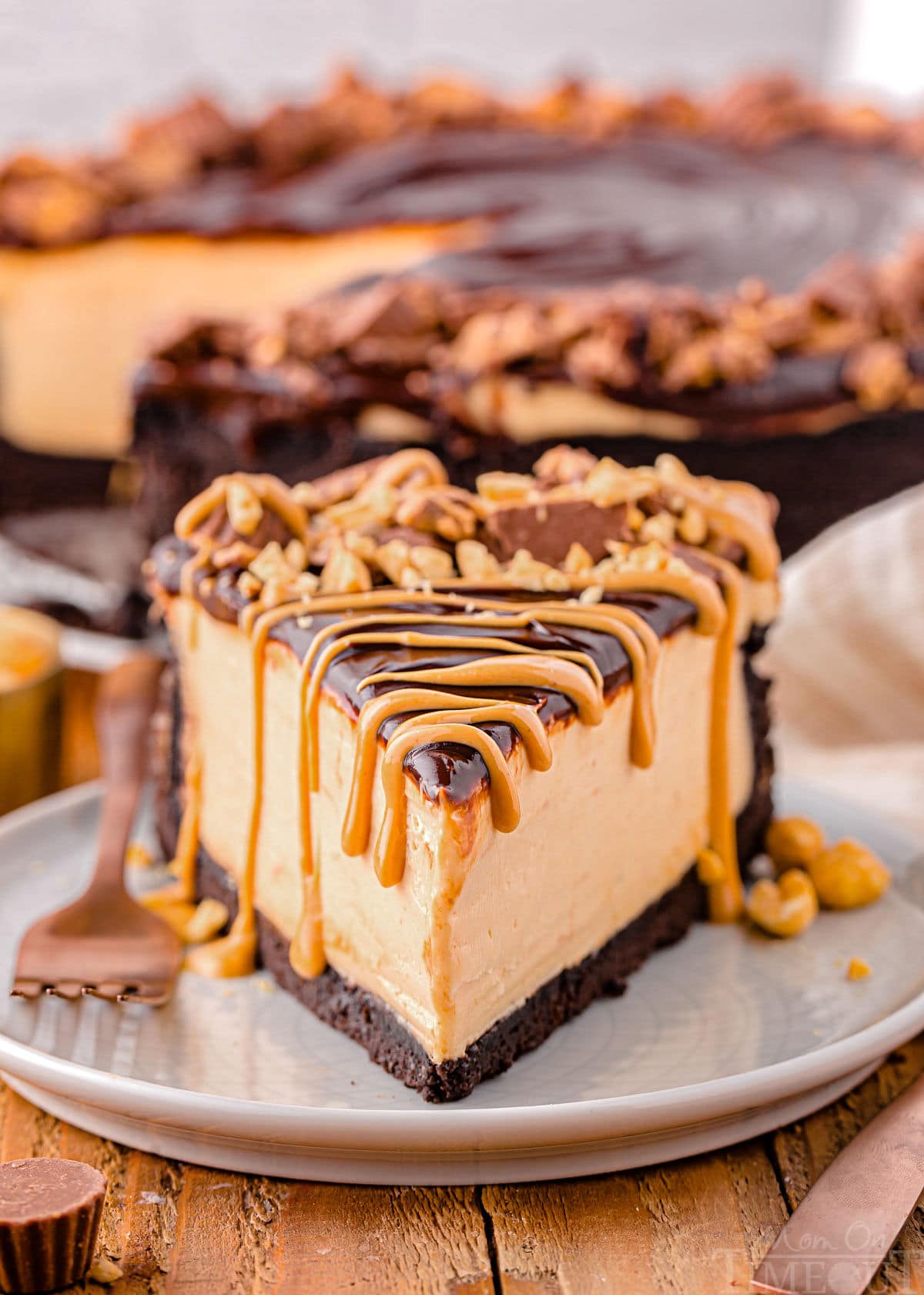 Peanut Butter Chocolate Cheesecake Sweet Oasis Bakery